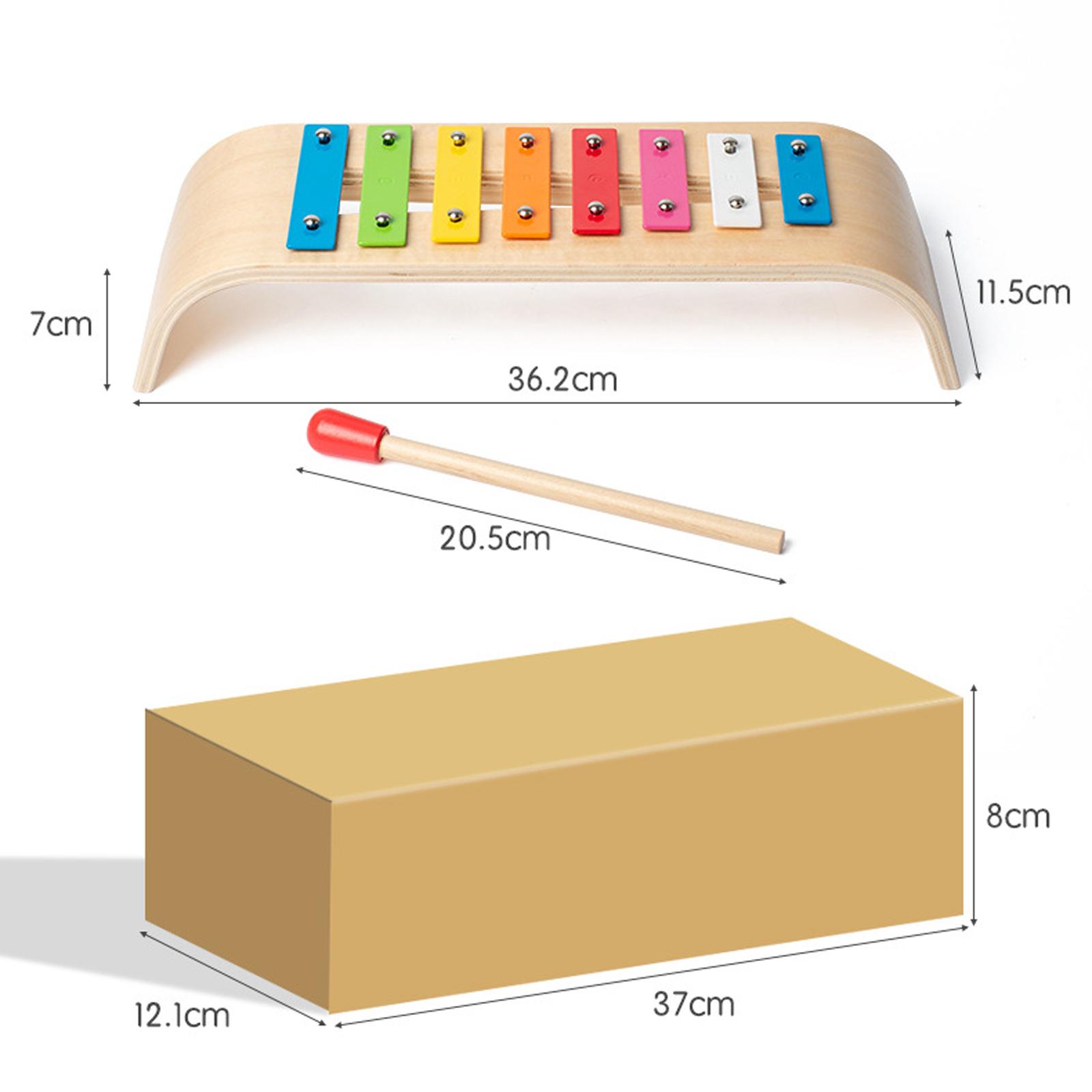 Kids Toys Xylophone - Xilofono a 8 Tasti, Strumento Musicale