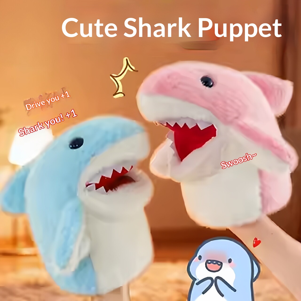 Soft Plush Doll - Pupazzo a mano a forma di