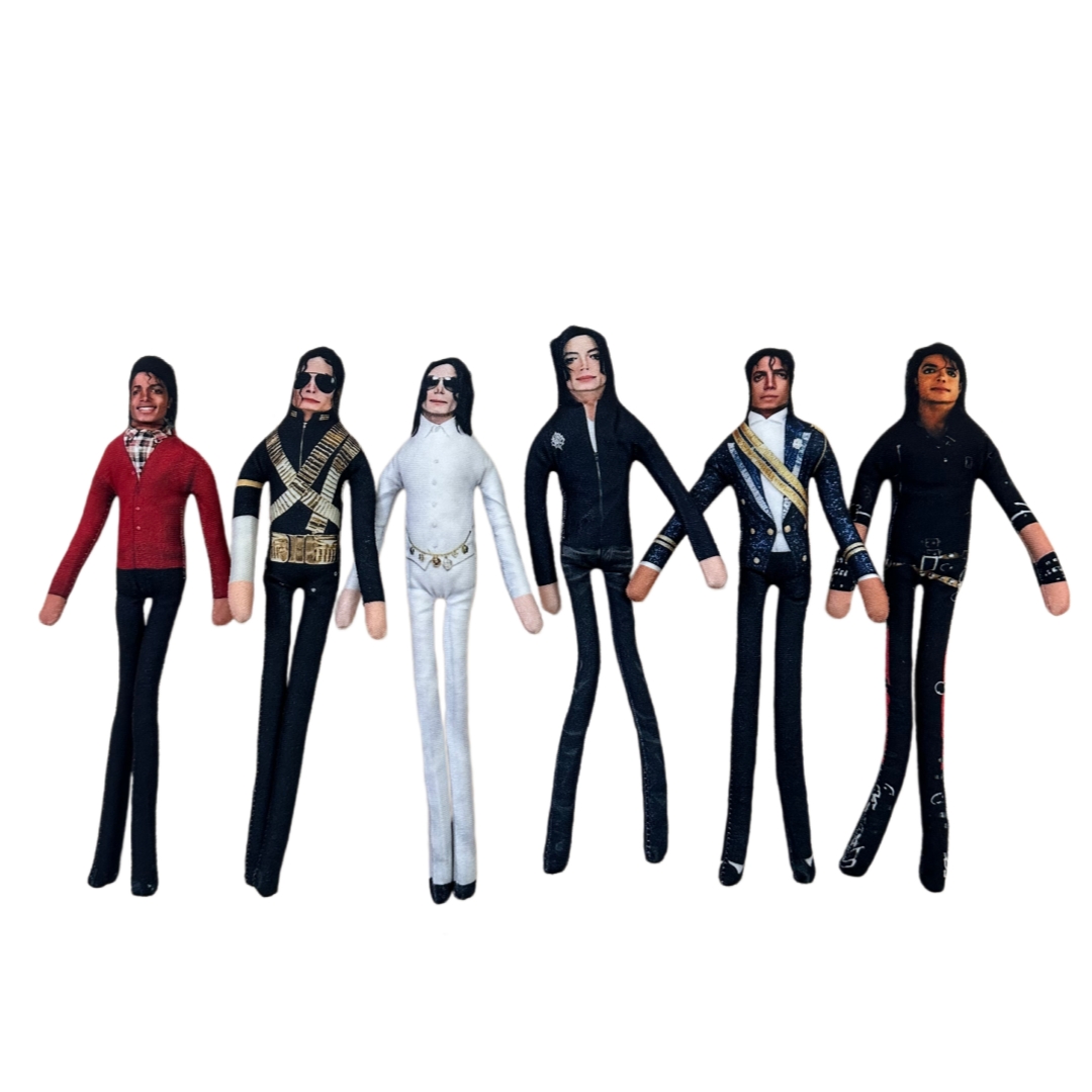 Soft Plush Doll - 1-6 Pezzi Bambola Peluche Michael Jackson
