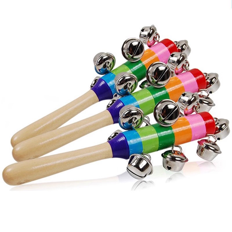 5PCS Jingle in legno Campane a - Kids Toys Xylophone recensione e prezzo