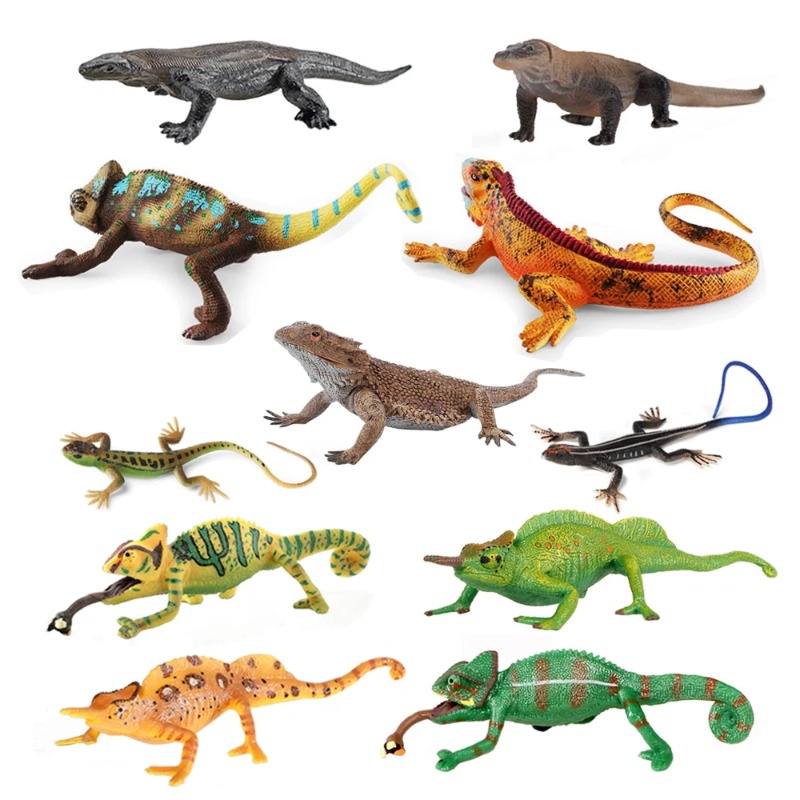 Statuette di Iguana e Camaleon - Kids Toys Reviews recensione e prezzo
