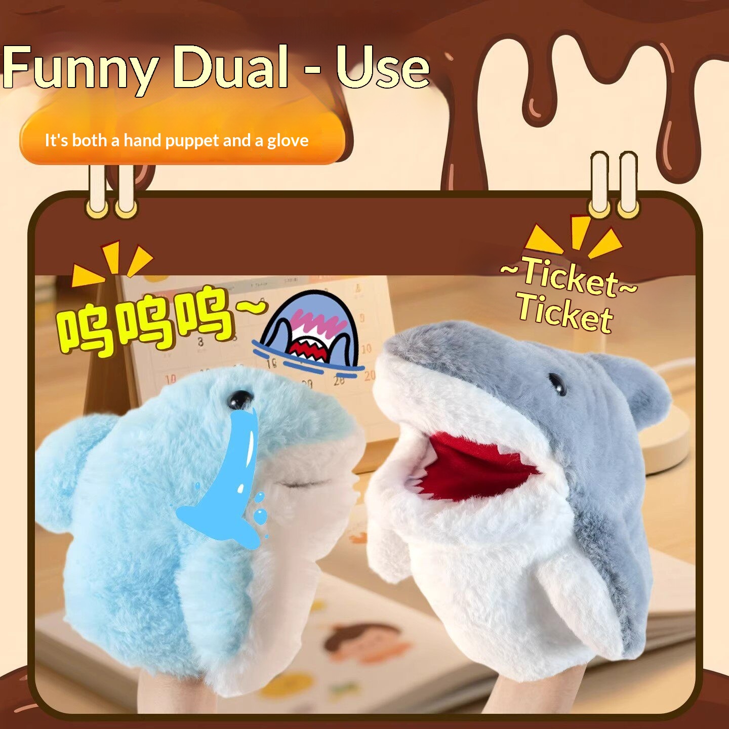 Pupazzo a mano a forma di squa - Soft Plush Doll recensione e prezzo