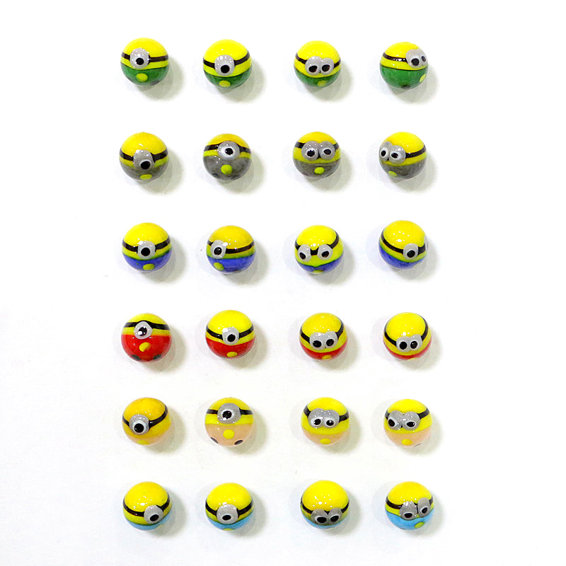 24Pcs Cute Rare Glass biglie B - Kids Toys Cartoon Images recensione e prezzo